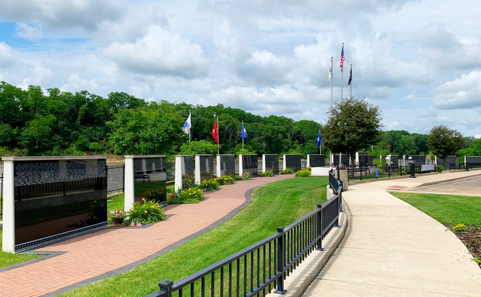 Middle East Conflicts Wall Memorial Press Photos - Marseilles, Illinois