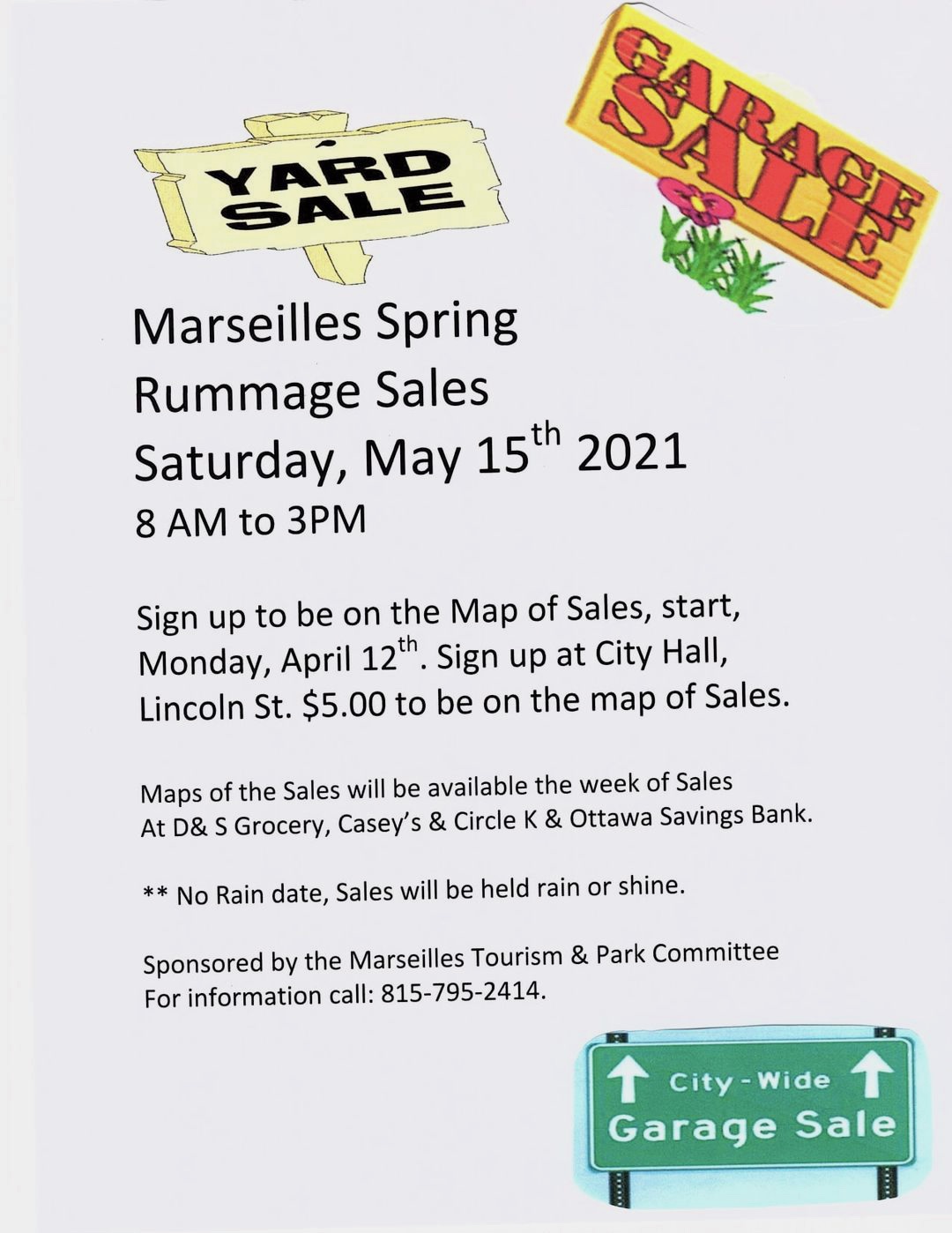 Marseilles Citywide Rummage Sale Marseilles, Illinois